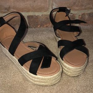 Wedge sandals